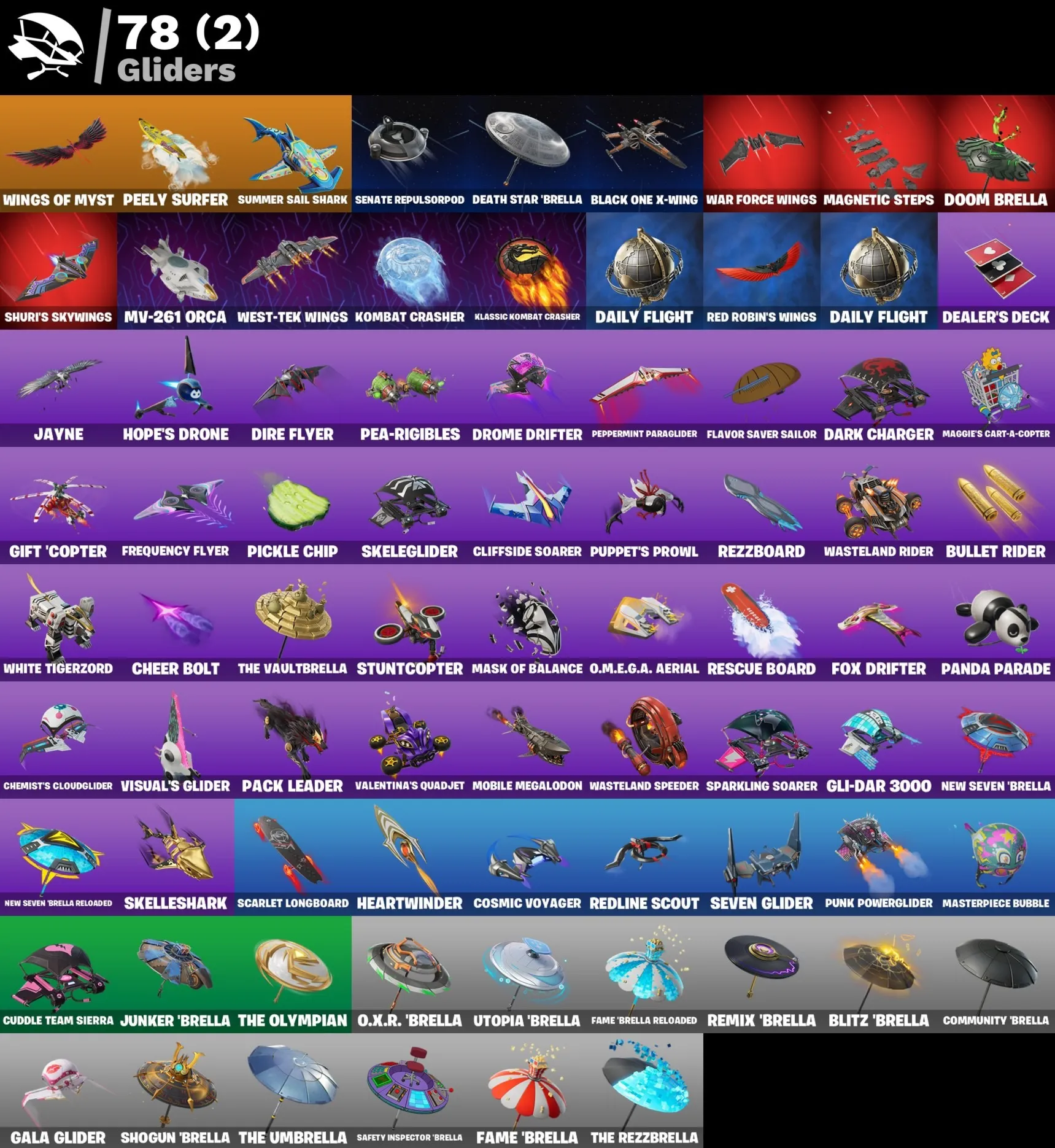 Мгновенный доступ • FN (все платформы) • 78 skins • Gambit • Полный доступ