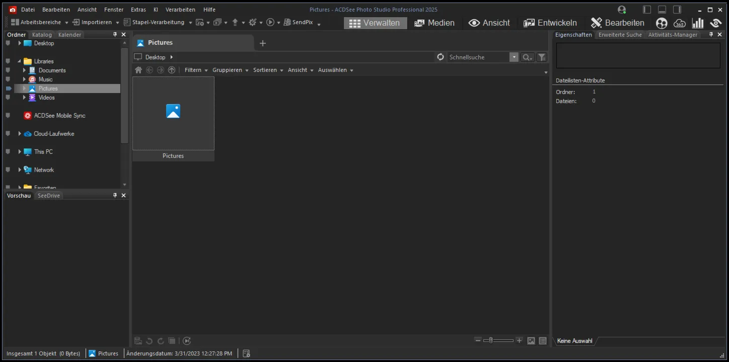 ACDSee Photo Studio Professional 2025 Лицензионный ключ на 1 год Немецкая версия