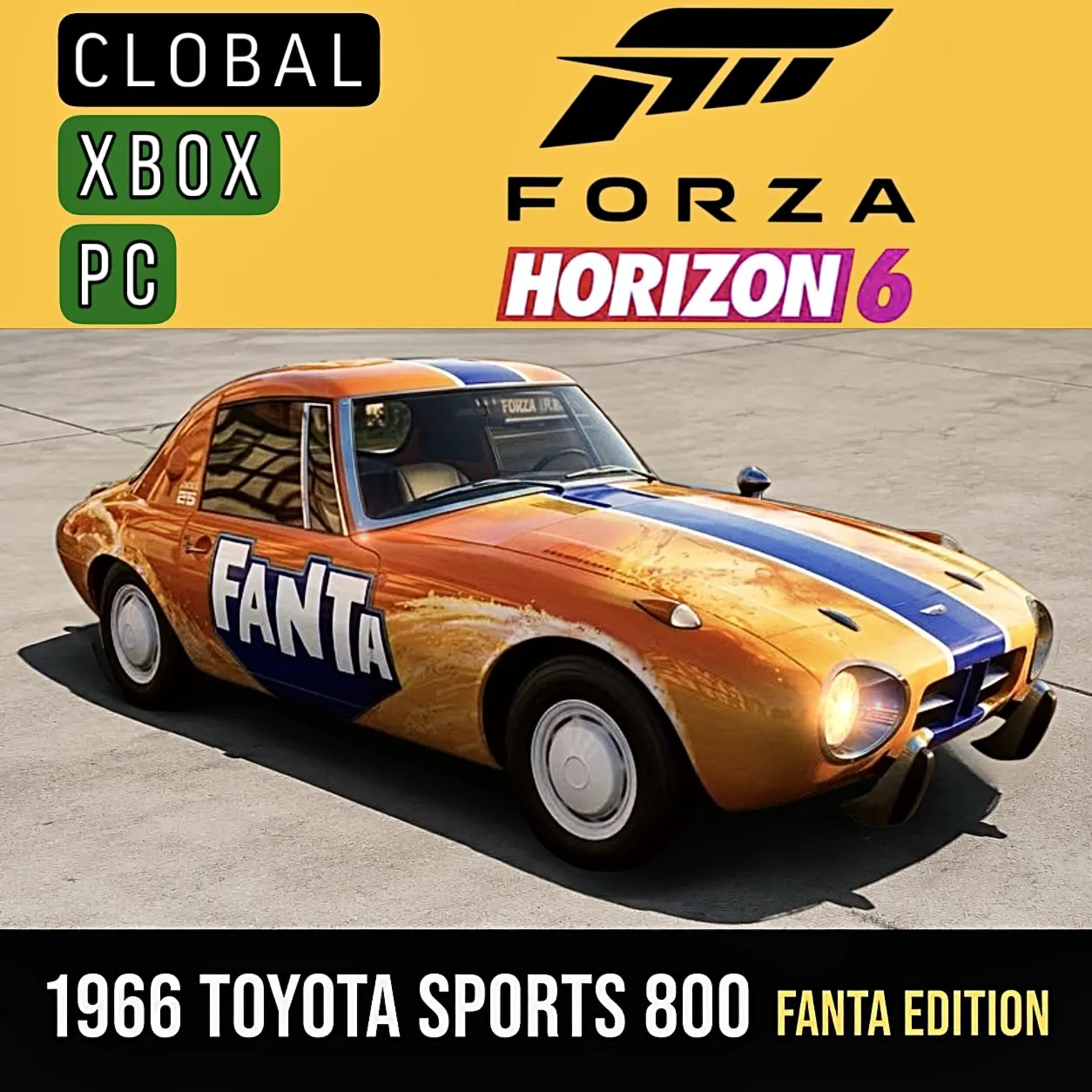 Toyota Sports 800 Fanta Edition 1966 | Forza Horizon 6 Xbox / PC - irongamers.ru