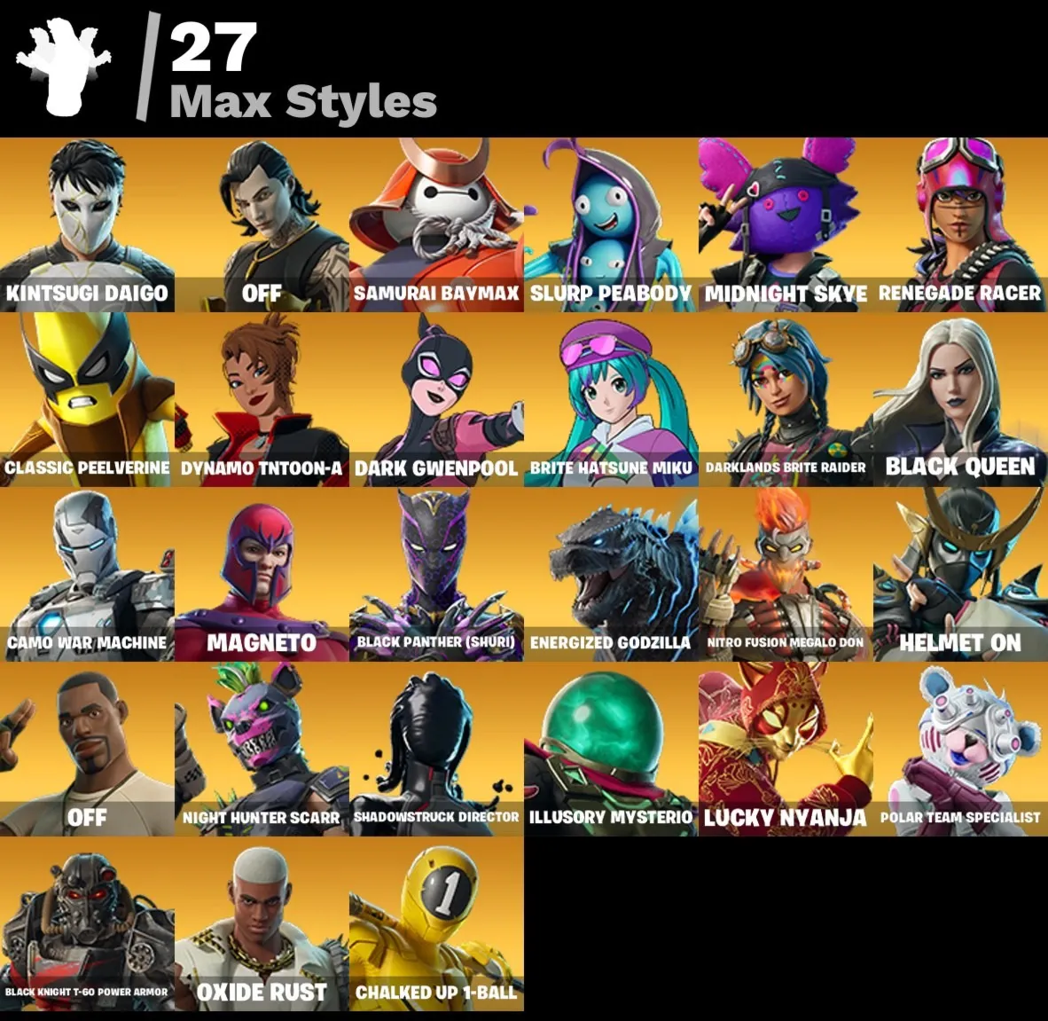 Мгновенный доступ • FN (все платформы) • 58 skins • Doom • Полный доступ