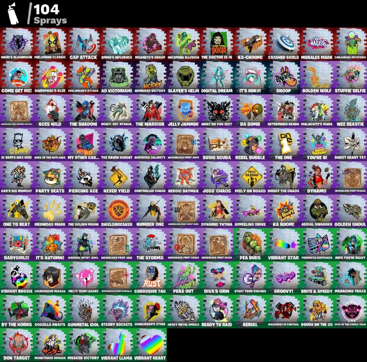 Мгновенный доступ • FN (все платформы) • 58 skins • Doom • Полный доступ