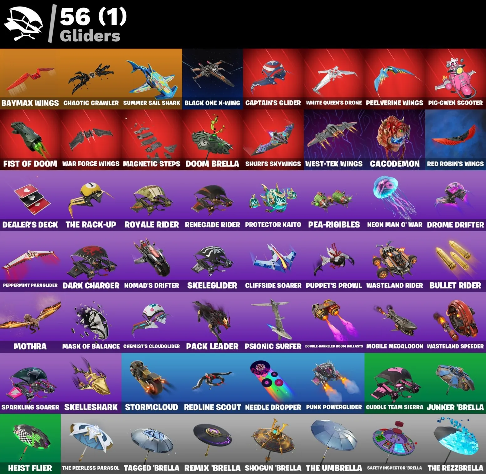 Мгновенный доступ • FN (все платформы) • 58 skins • Doom • Полный доступ