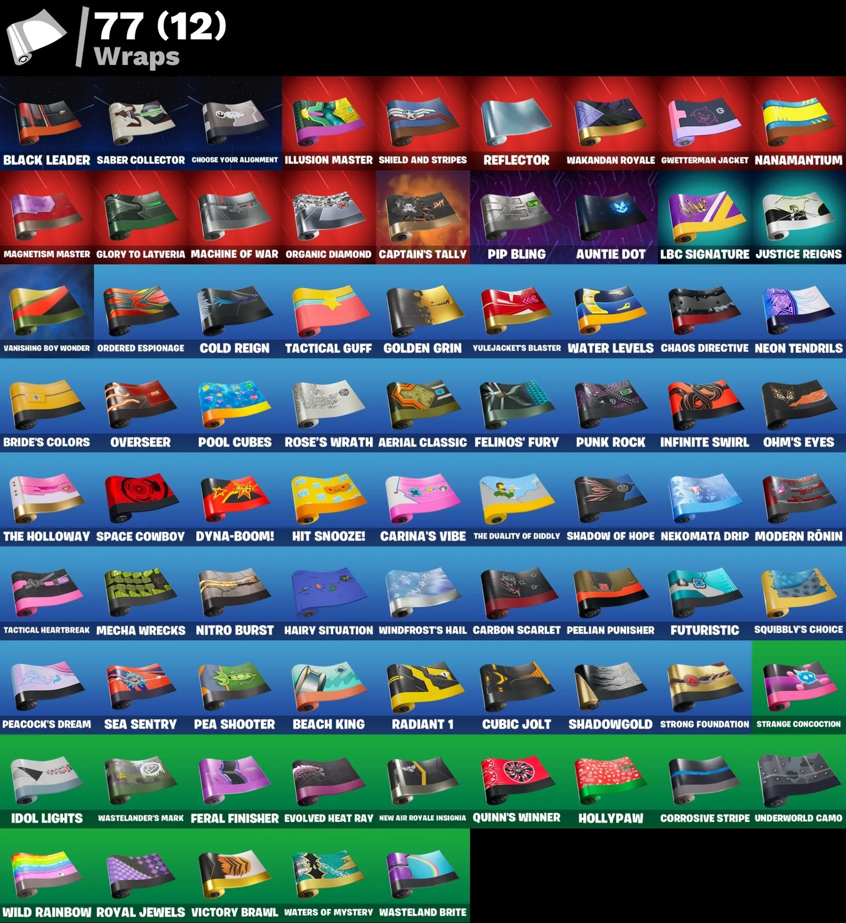 Мгновенный доступ • FN (все платформы) • 83 skins • Mysterio • 800 VB • Полный доступ