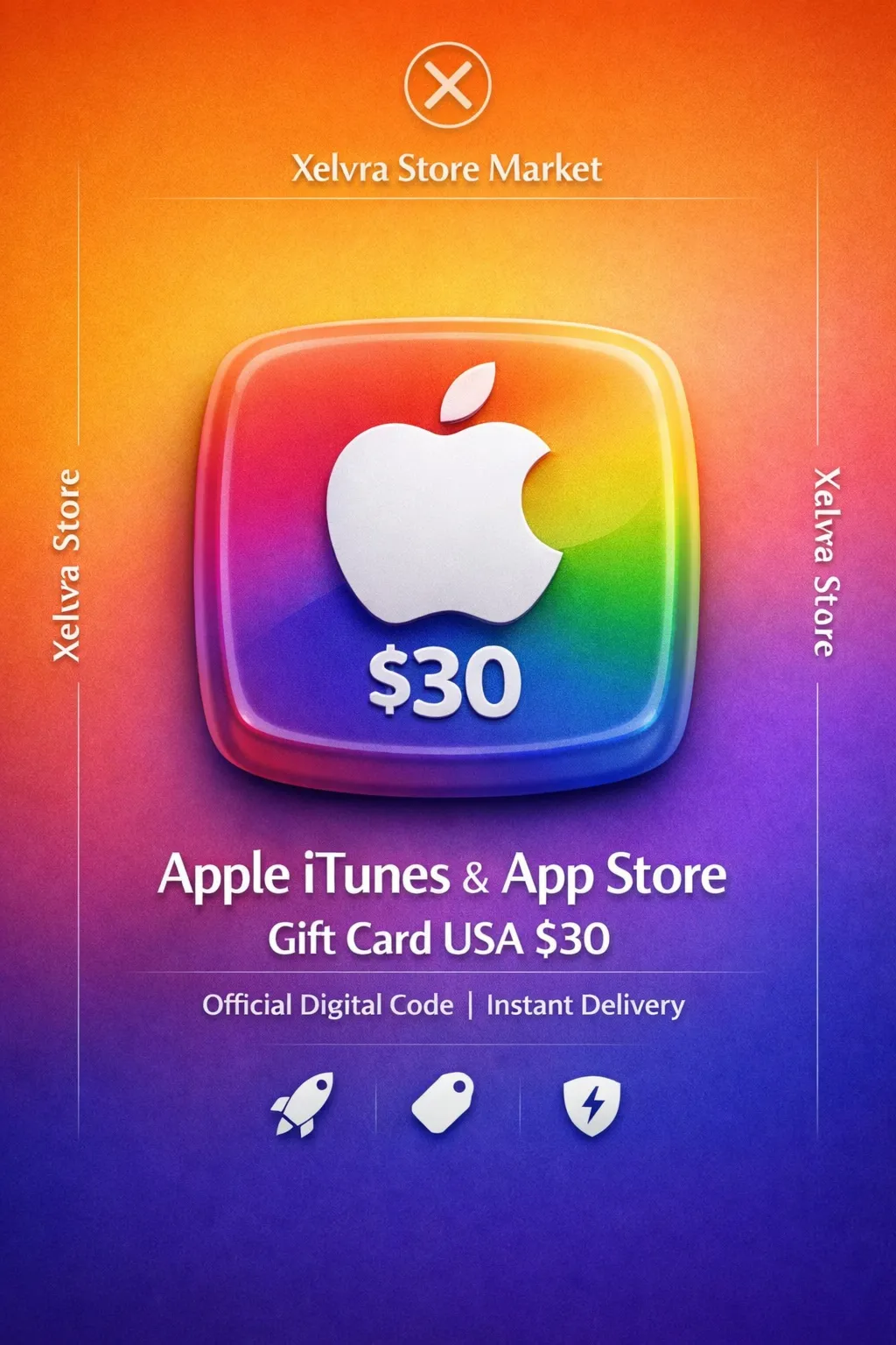 🍎 Apple Gift Card США $100 — Официальный код App Store & iTunes | Мгновенная доставк