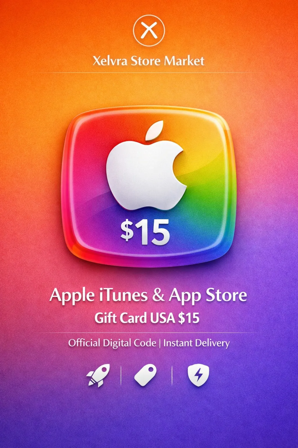 🍎 Apple Gift Card США $100 — Официальный код App Store & iTunes | Мгновенная доставк