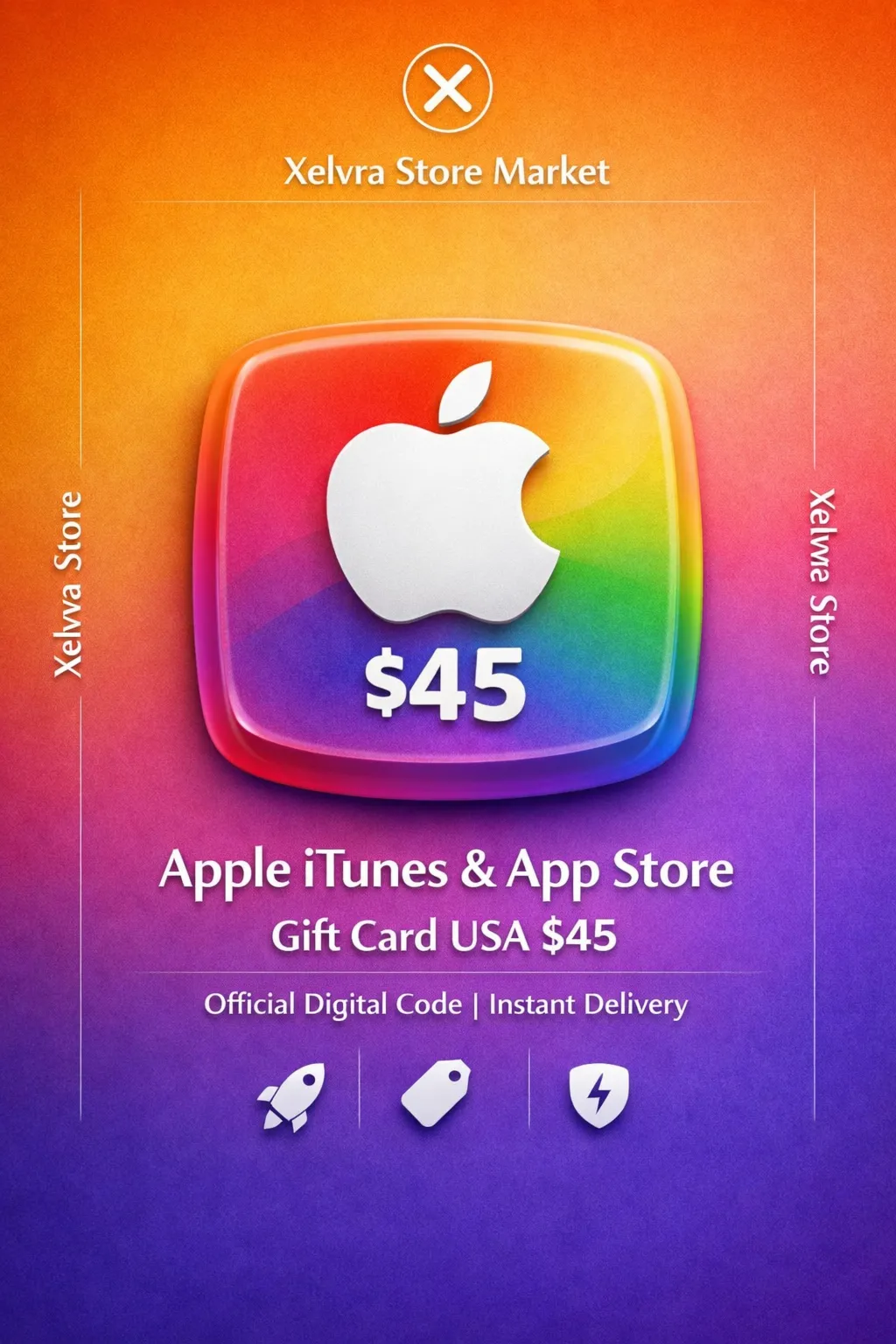 🍎 Apple Gift Card США $100 — Официальный код App Store & iTunes | Мгновенная доставк