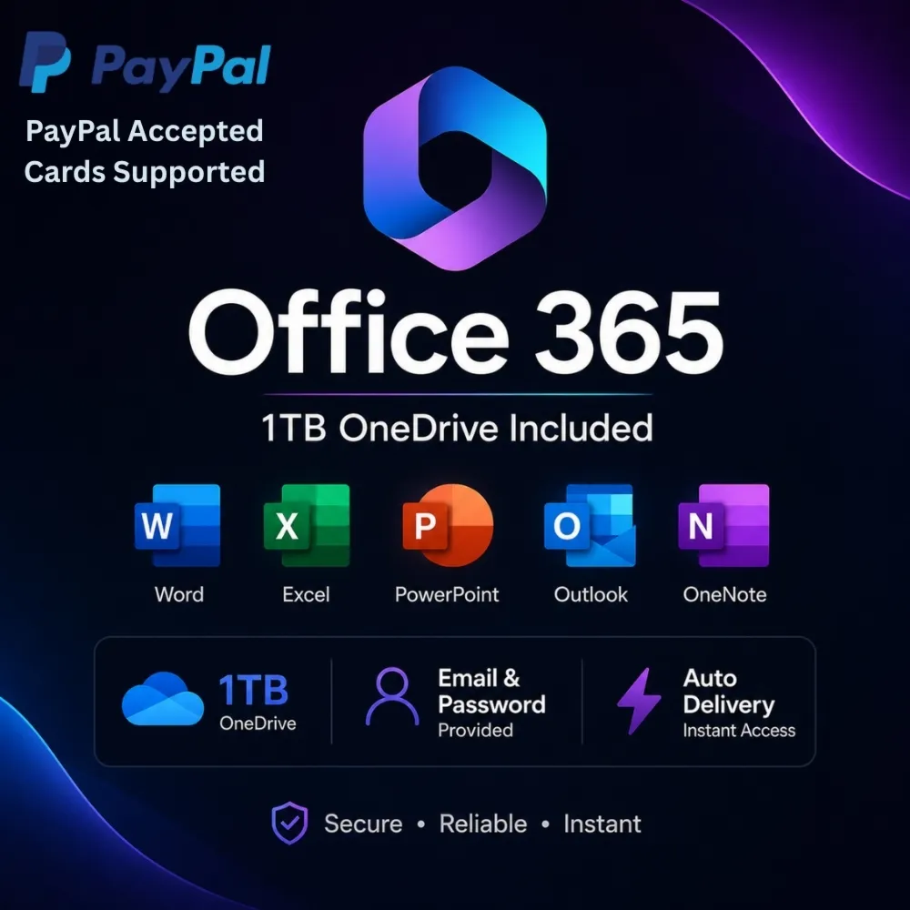 Office 365 E3 – 1 ТБ OneDrive – Логин и пароль – Автодоставка