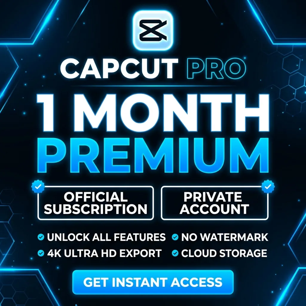 CapCut Pro | 1 месяц | Официальная премиум подписка | Приватный аккаунт - irongamers.ru