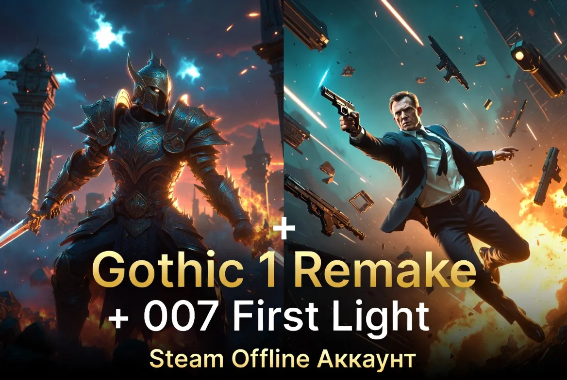 🚀 🔥 Gothic 1 Remake + 007 First Light — Steam Offline Аккаунт (PC) 🗡 ️🕴 ️