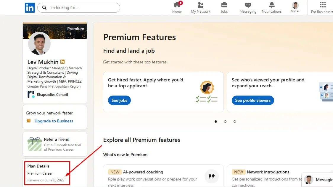 LinkedIn Premium 12M + Подарки 12M Lovable + 3M Notion Business + 3M NordVPN | Горяче - irongamers.ru