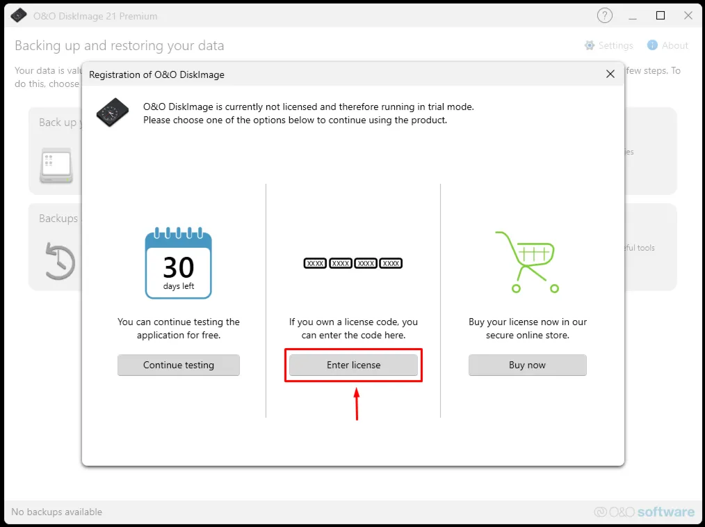 O&O DiskImage 21 Premium Пожизненный лицензионный ключ