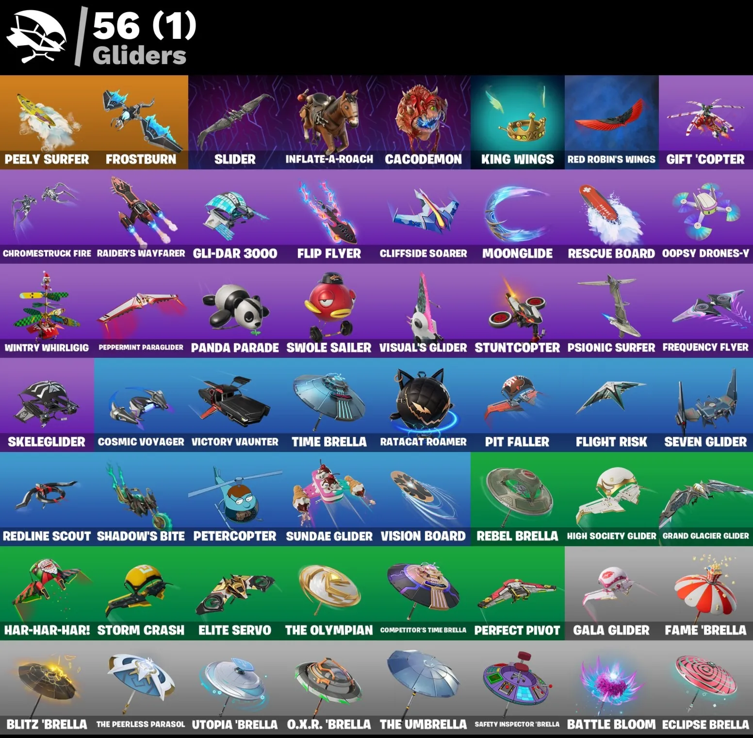 Мгновенный доступ • FN (все платформы) • 51 skins • Omegarok • Полный доступ