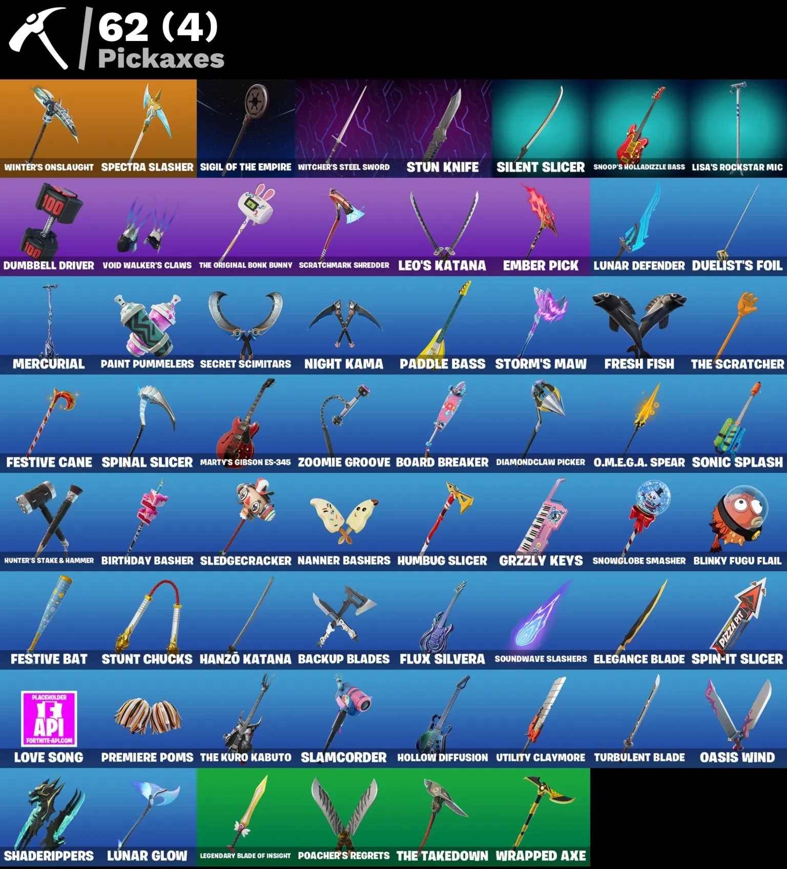 Мгновенный доступ • FN (все платформы) • 51 skins • Omegarok • Полный доступ