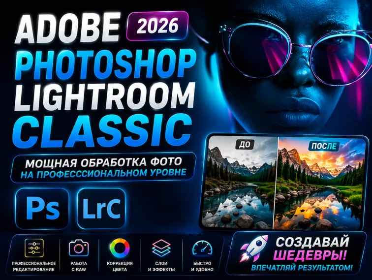 📸 Adobe Photoshop Lightroom Classic 2026 | Обработка фото | Portable