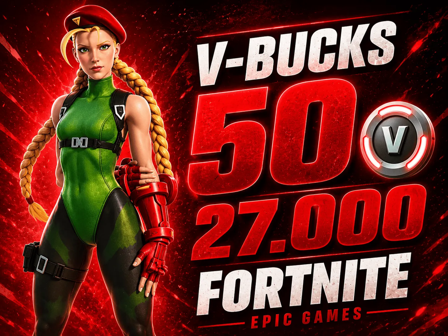 50-27.000 — V-Bucks | Турция | АВТО-ПОПОЛНЕНИЕ | БОТ | 24/7