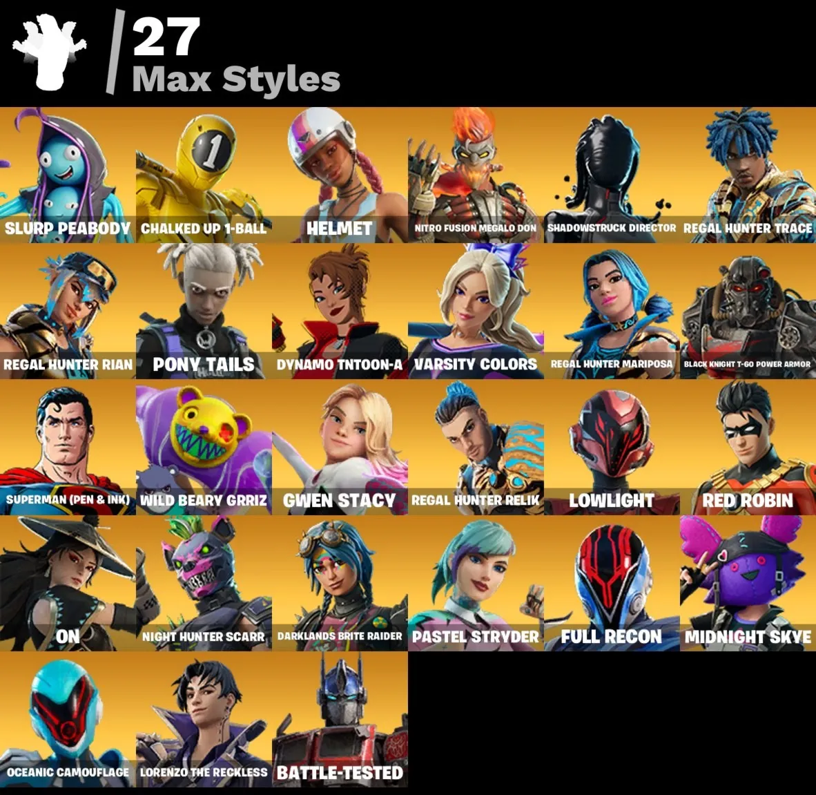 Мгновенный доступ • FN (все платформы) • 68 skins • 450 VB • Полный доступ