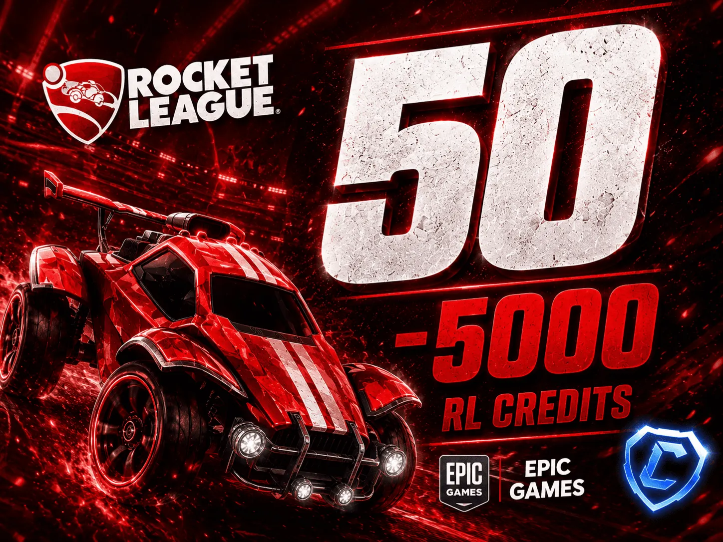 💣 🐽 50 - 5.000— RL Credits | Регион Турция | Epic Games 🐽 💣 