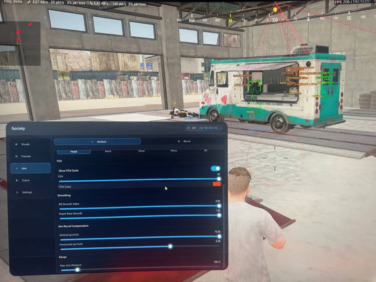 Fsociety для PUBG (Steam, PC) — приватный чит: ESP, Aimbot, Radar, контроль отдачи - irongamers.ru