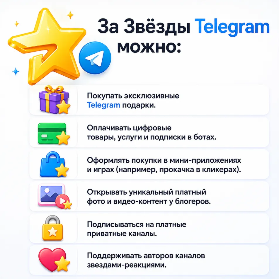 TELEGRAM STARS ⭐ Звезды Телеграм по @username | Без входа Ручная выдача - irongamers.ru