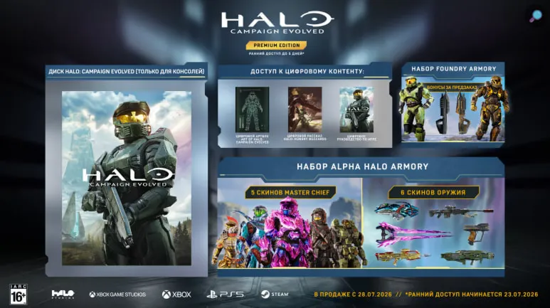 Halo: Campaign Evolved – Premium Edition steam Россия\МИР