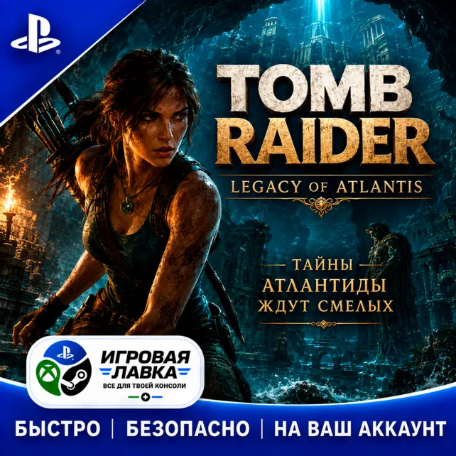 Tomb Raider: Legacy of Atlantis | Playstation | PS5 | Турция | Украина | Индия