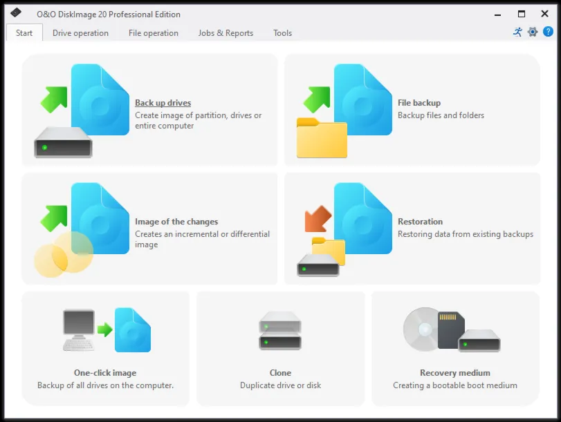 O&O DiskImage 20 Professional Пожизненный лицензионный ключ