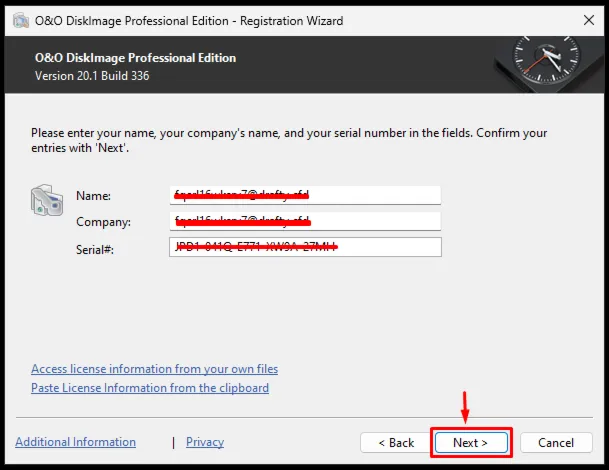 O&O DiskImage 20 Professional Пожизненный лицензионный ключ
