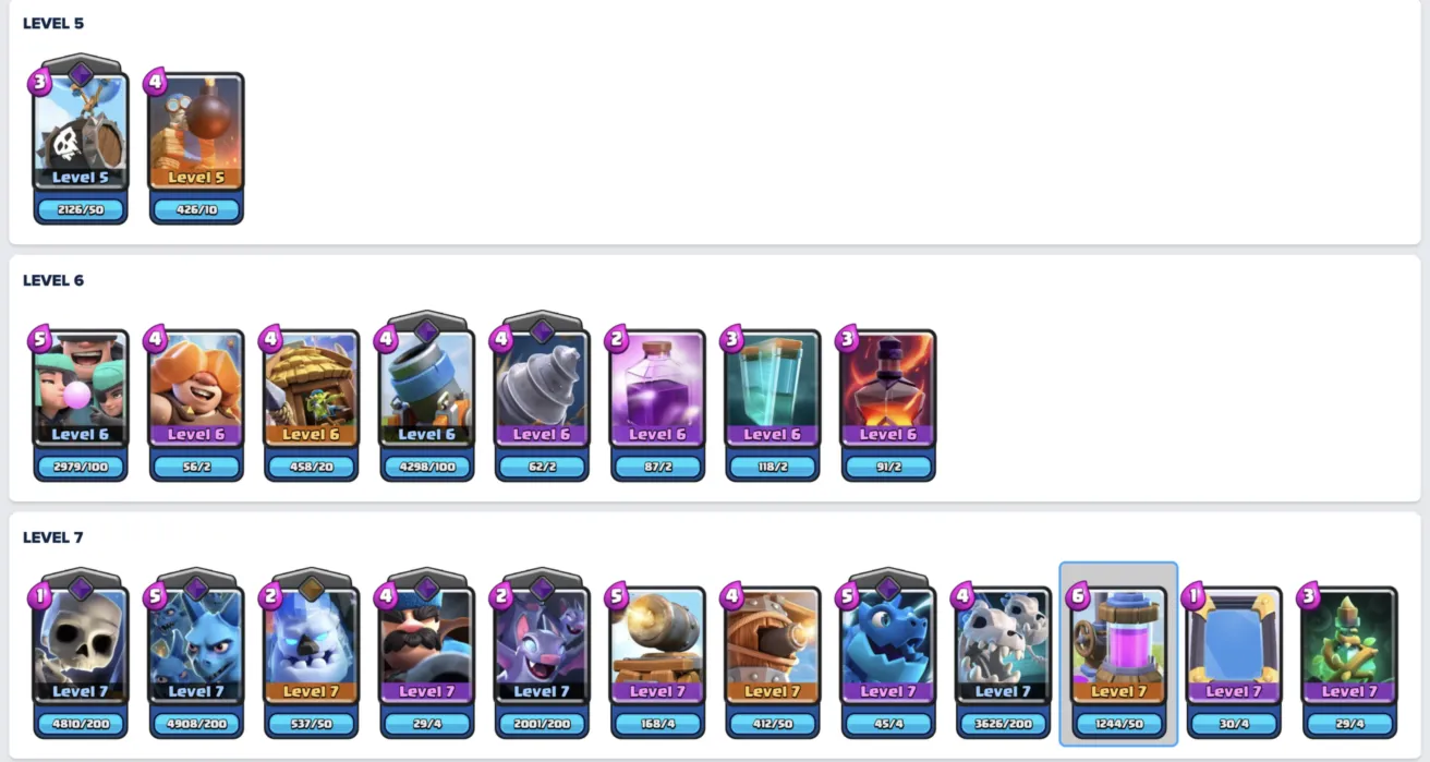[3in1] / CR - BS - COC | 53 LVL | 10003 Trophies | ARENA - Lumberlove Cabin | 14 KING - irongamers.ru