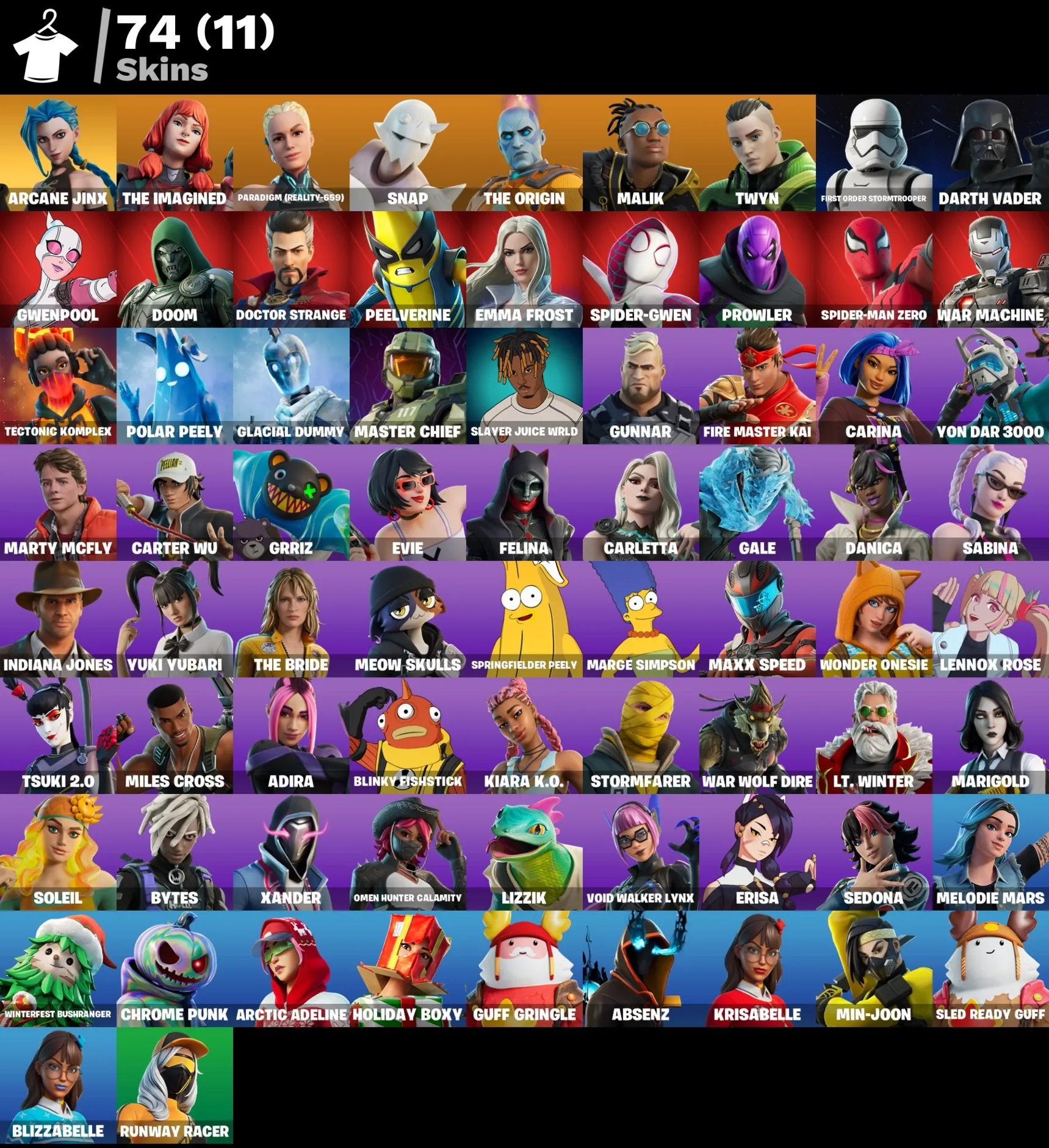 Мгновенный доступ • FN (все платформы) • 74 skins • Master Chief • Полный доступ