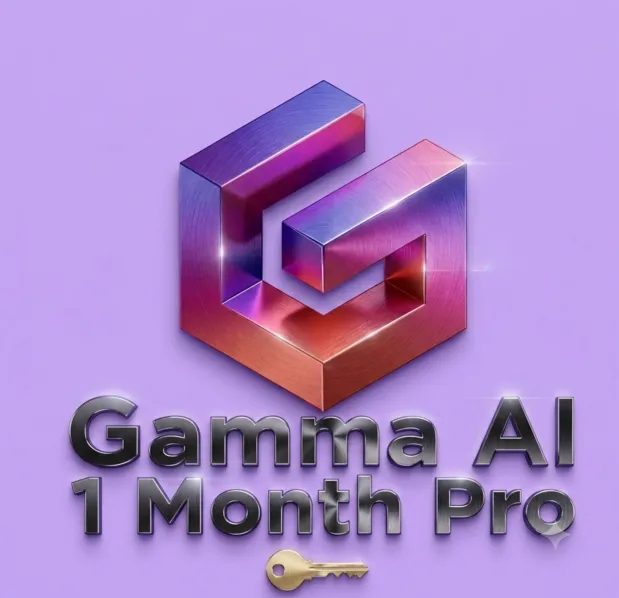 Ежемесячная подписка Gamma Pro — личный аккаунт (глобальный)