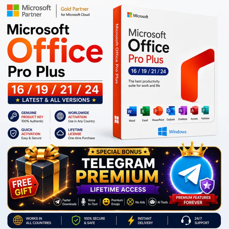 Office Pro Plus Online - Telegram Premium Lifetime для Android в подарок БЕСПЛАТНО