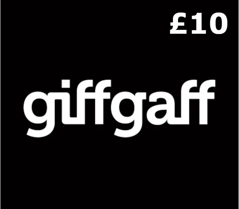 GiffGaff PIN £10 Gift Card UK