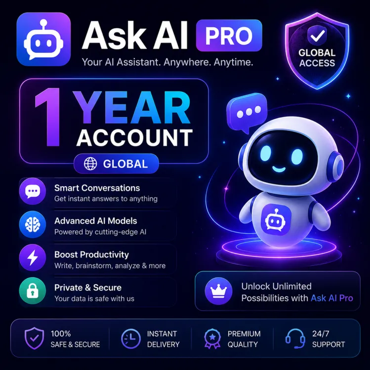 Ask AI Pro — годовой аккаунт (глобальный) - irongamers.ru