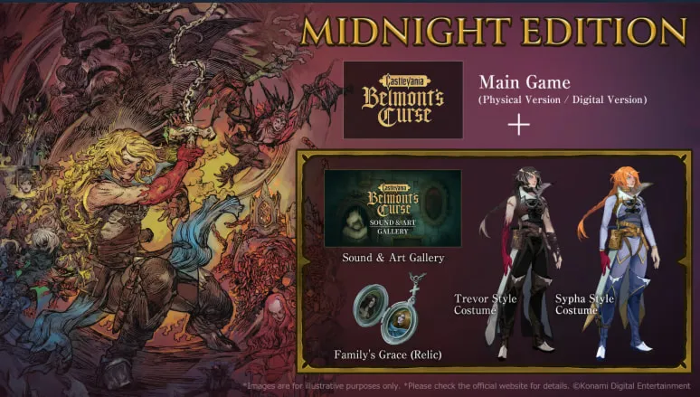 Castlevania: Belmont's Curse Midnight Edition steam