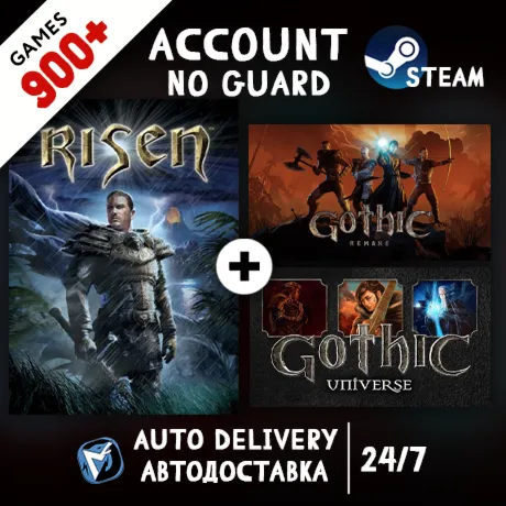 Risen 1 + 900 ИГР STEAM АККАУНТ - irongamers.ru