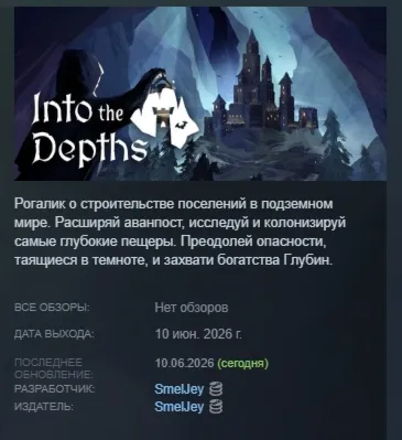 Into The Depths АВТОДОСТАВКА STEAM РОССИЯ - irongamers.ru