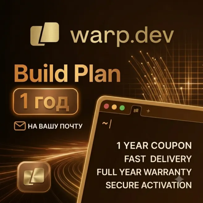 Купон на 1 год Warp Build | Гарантия на весь год | Быстрая доставка
