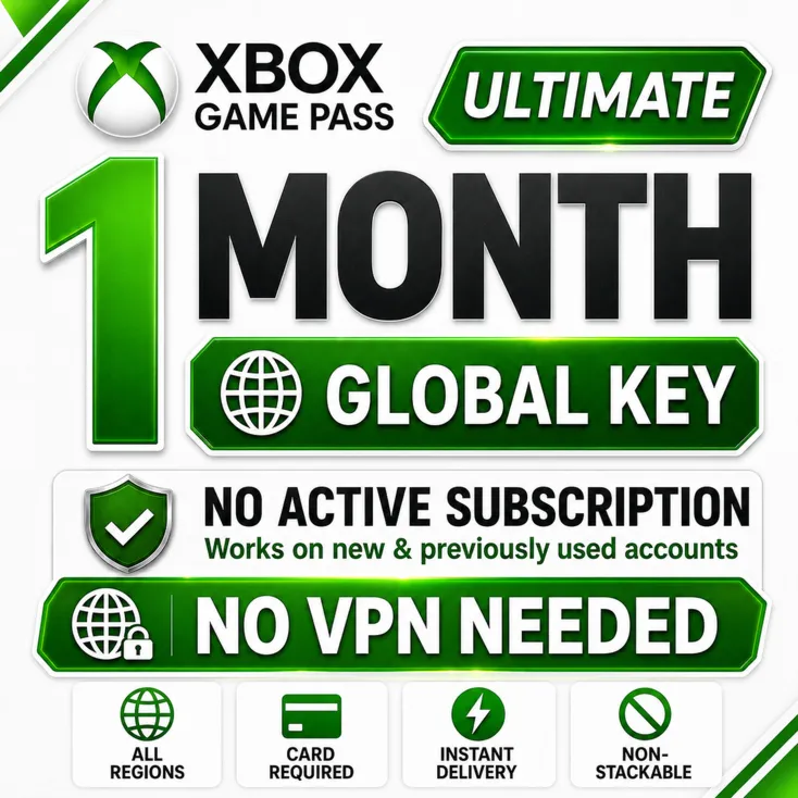 Xbox Game Pass Ultimate 1 месяц Global | Без VPN | Все Аккаунты - irongamers.ru