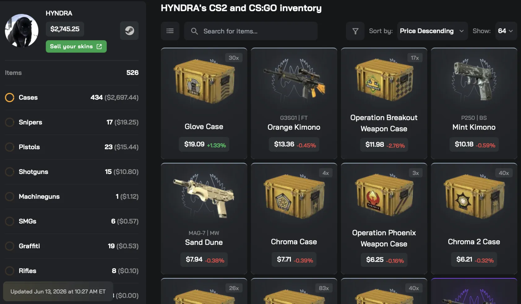 Автовыдача • CS 2 + Rust • Инвентарь $2,745.25 • Полный доступ • VAC