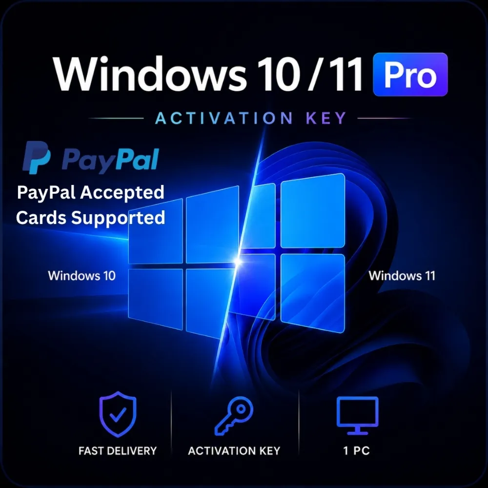 Ключ активации Windows 10 / 11 Pro – Быстрая доставка