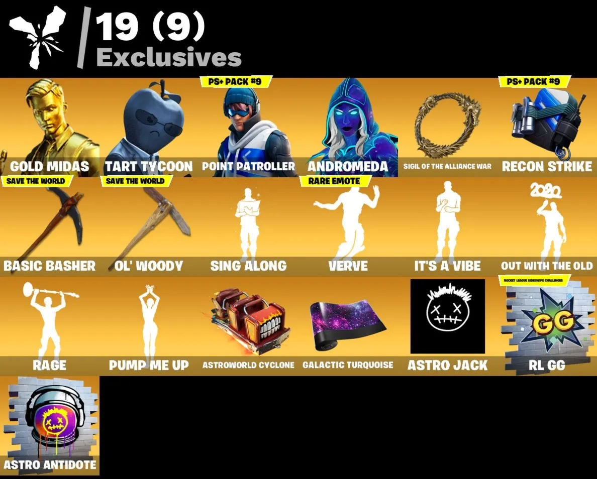 Мгновенный доступ • FN (все платформы) • 156 skins • Gold Midas•450 VB• Полный доступ - irongamers.ru