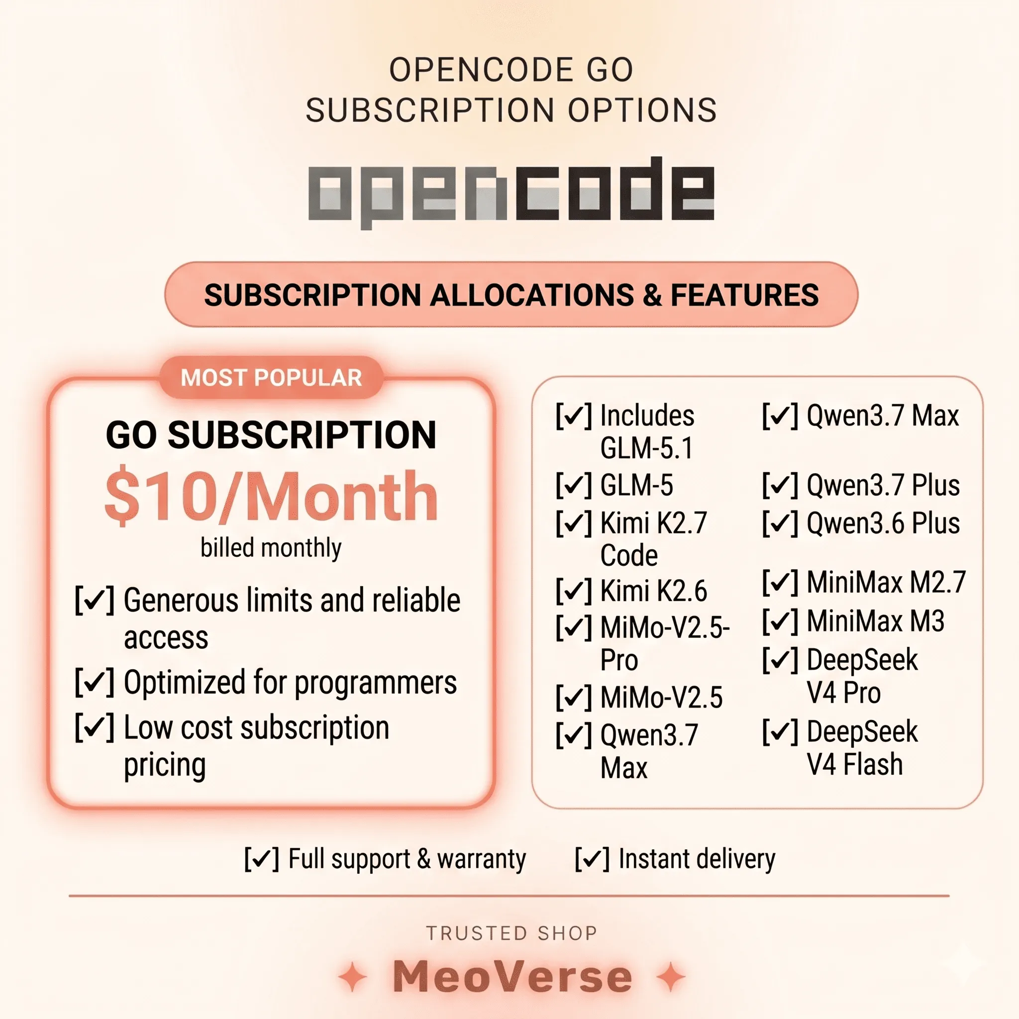 OPENCODE AI | Subscription 1 Month | CHEAP, FAST AND WARRANTY - irongamers.ru