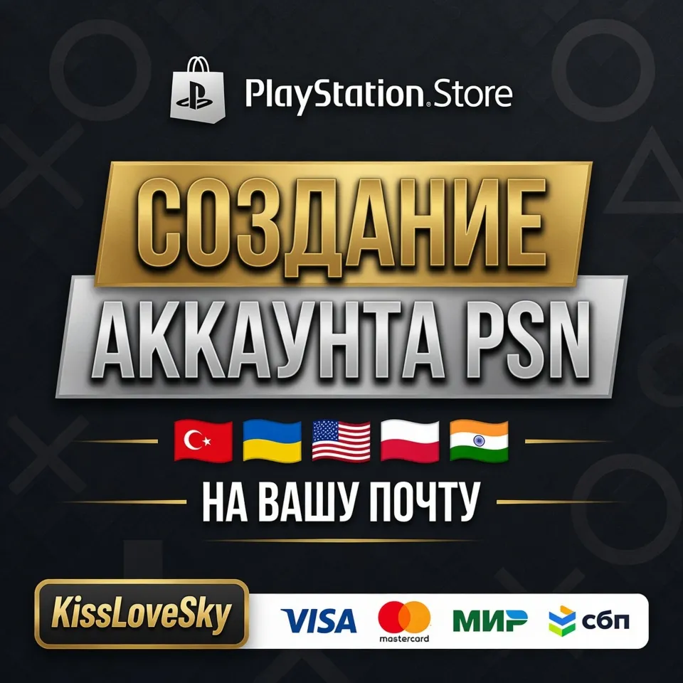 Создание аккаунта PSN | Турция, Украина, США, Польша, Индия - irongamers.ru