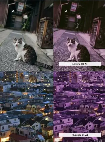 Набор из 20 пресетов City Purple для Lightroom и LUT-файлов