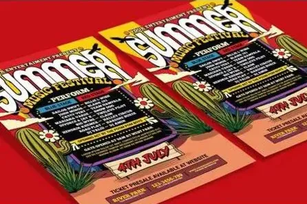 Summer Music Festival PSD Template