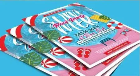 Summer Pool Party PSD Template