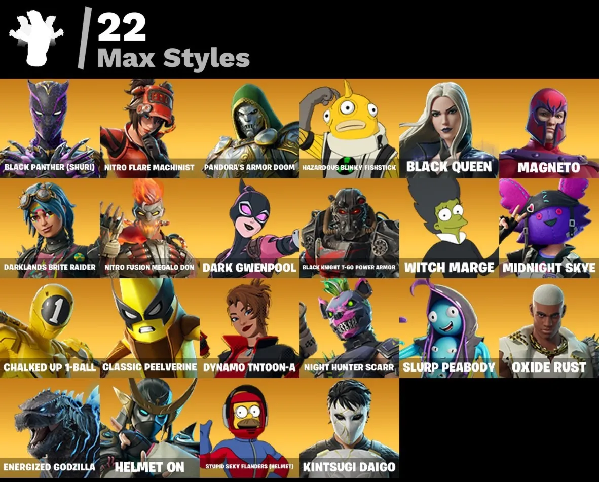 Мгновенный доступ • FN (все платформы) • 64 skins • Shuri • Полный доступ