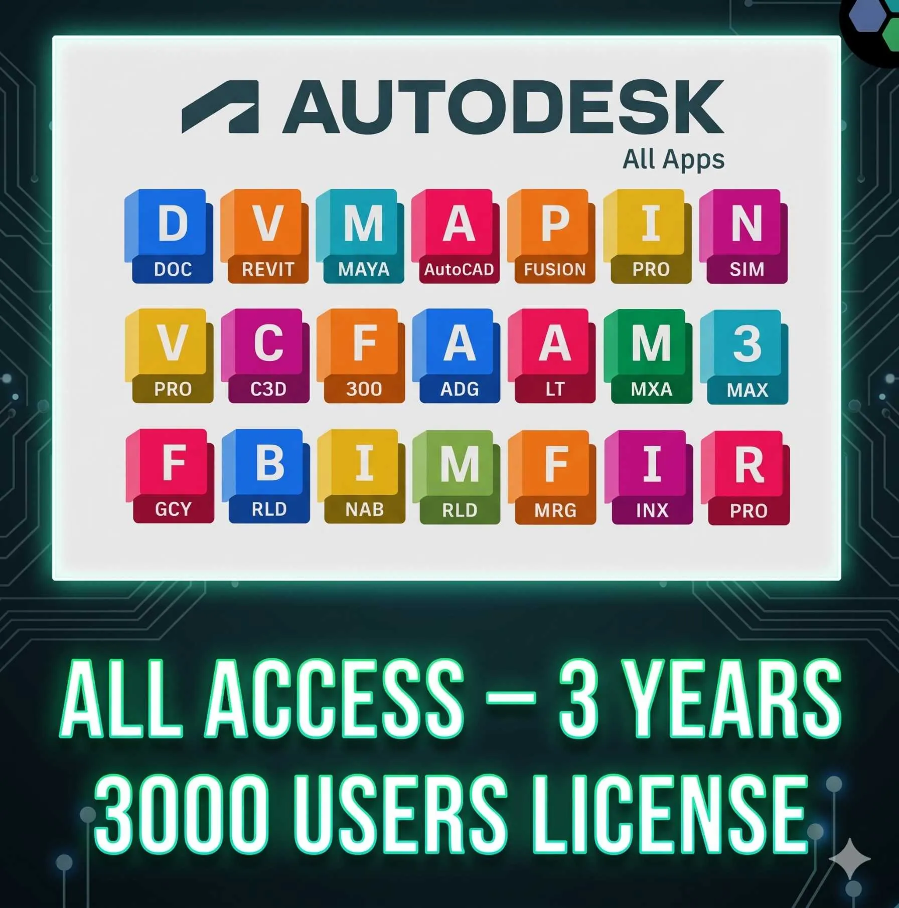 Панель администратора Autodesk All Access на 3 года - irongamers.ru