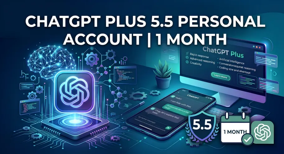 ChatGPT Plus 5.5 Персональный Личный Аккаунт | 1 Месяц - irongamers.ru