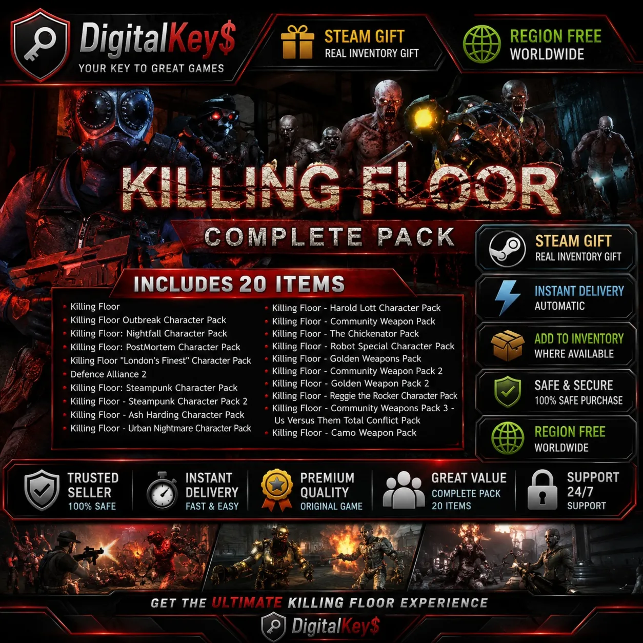 🌍 Killing Floor Complete Pack — ПК Steam Gift Без региона